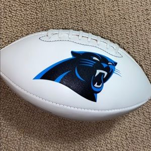 Carolina Panthers football signed by GREG OLSEN